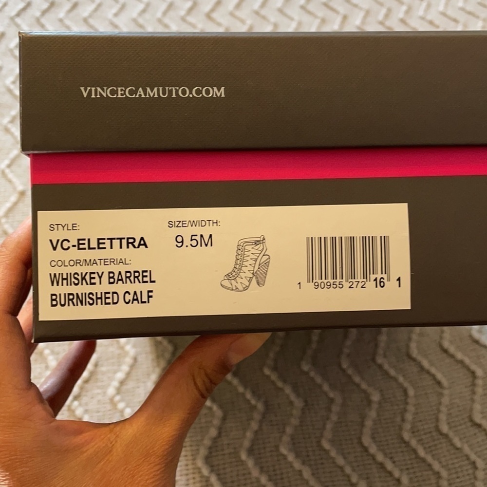 Vince Camuto Brown Elettra Style Heel with Box - Picture 14 of 14